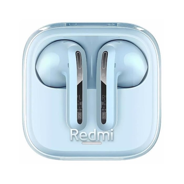 Bluetooth-hörlurar - Xiaomi - Redmi Buds Active 6 - Batteritid 30 timmar - Bullerdämpning - IP54 Transparent Blå