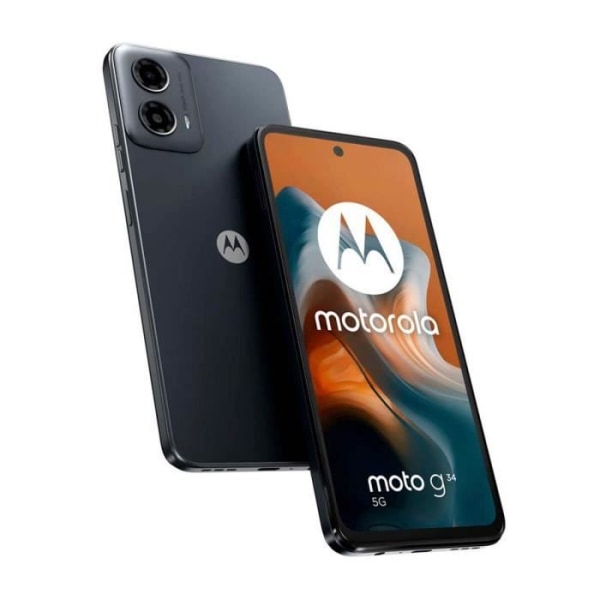 Motorola Moto G34 5G 4GB/64GB svart (kolsvart) Dual SIM XT2363-3