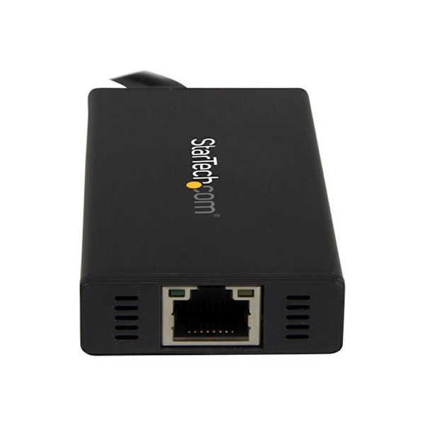 Hub USB 3.0 - STARTECH - ST3300GU3B - 3 portar - Gigabit Ethernet - Aluminium