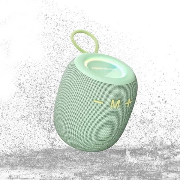 Bloom – Bluetooth-högtalare (Bluetooth 5.3, 18 timmars batteritid, IPX6, True Wireless, 100 % återvunnen plast, LED-belysning) Färgad