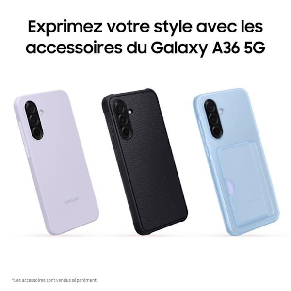 SAMSUNG Galaxy A36 5G Smartphone 256 Go Lavendel Lavendel