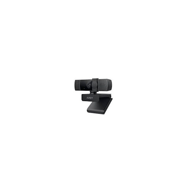 Aukey PC-LM7 Stream Series Autofokus Full HD-webbkamera med 1/3"-CMOS sensor svart Svart