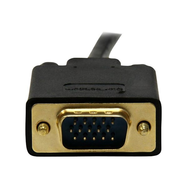 DisplayPort till VGA-adapter - STARTECH.COM - 1,8 m - Upplösning 1920x1200 - Svart