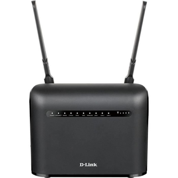 Wi-Fi Desktop Router - D-Link - Multi-Wan 4G LTE Kat. 4 med externa antenner - Wi-Fi AC1200