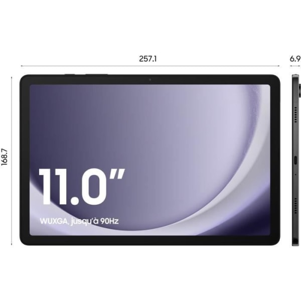 SAMSUNG Galaxy Tab A9+ 11" 128GB 5G Grå