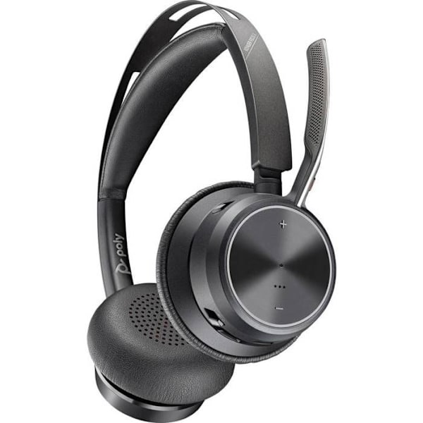 HP Poly Voyager Focus 2 dator On-ear headset Bluetooth Stereo svart brusreducerande headset