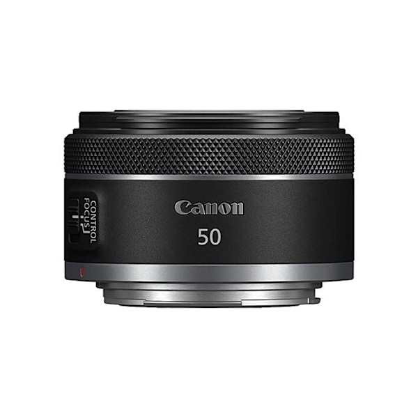 Hybrid standardobjektiv - CANON - RF 50mm f/1.8 STM - Bländare f/1.8 - RF-fäste - Helbildsskärm Svart