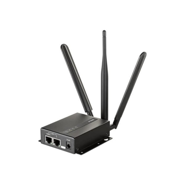 - D-Link - D-Link DWM-313 - Trådlös router - WWAN - 2-portsswitch - Wi-Fi - 2,4 Ghz - 3G, 4G - väggmontering
