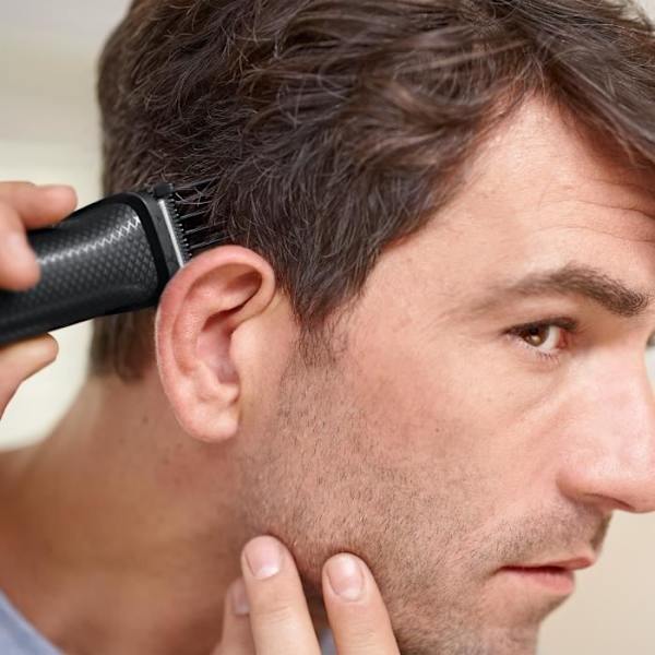 PHILIPS MG3740/15 Series 3000 9-i-1 Multigroom Trimmer - 60 min autonomi - Tillgång. sköljbar Svart