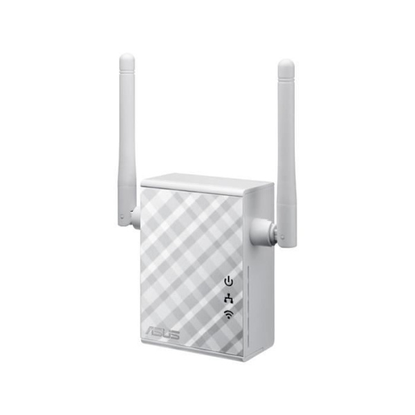 ASUS Wi-FI Repeater Wi-FI Extender ASUS RP-N12 N300 Kompatibel Orange - Bouygues Télécom - SFR - Freebox - Routrar alla märken