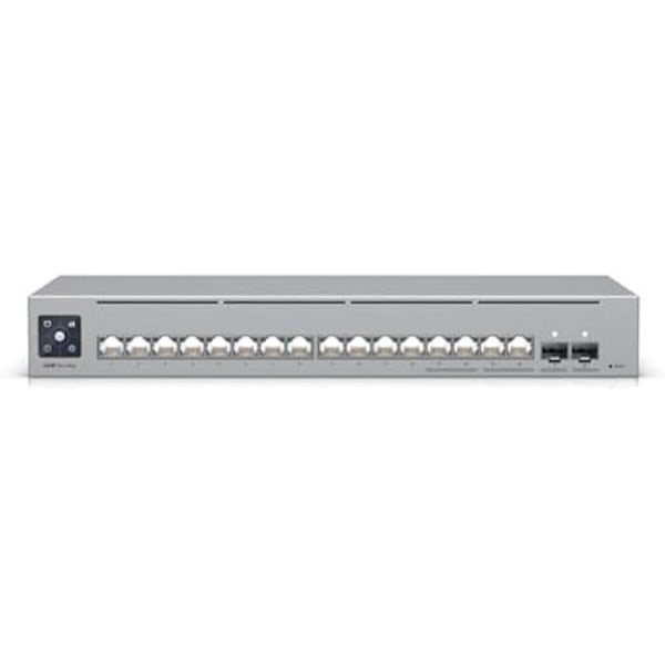 Managed switch - UBIQUITI NETWORKS - USW-PRO-MAX-16 - 16 portar - 2x 10G SFP - PoE Grå