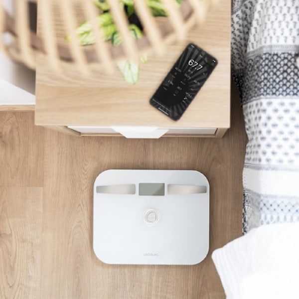 Cecotec Personvåg med app Surface Precision EcoPower 10200 Smart Healthy Vit