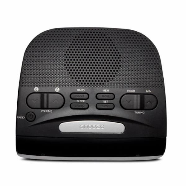 Aiwa CR15 Svart AM/FM klockradio