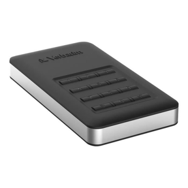 Verbatim Store 'n' Go Portable 1TB Extern Krypterad hårddisk (Bärbar) USB 3.1 Gen 1 (USB-C-kontakt) AES 256-Bit