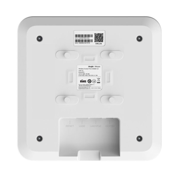 RUIJIE TAKLAMPA RG-RAP2260(G) REYEE WI-FI 6 AX1800 TAKÅTKOMSTPUNKT