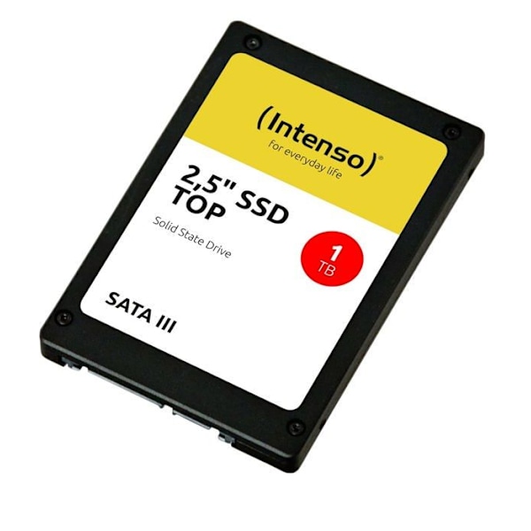 Intern SSD 1 To - INTENSO - 2,5 tum - SATA III - 38000 IOPS - Kompatibel med NAS