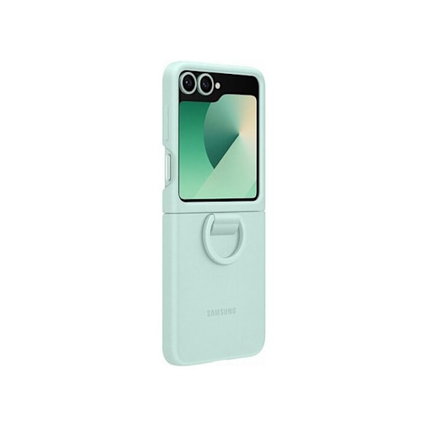 Skal - Samsung - Galaxy Z Flip 6 - Silikon - Vattengrön - Mjuk vatten grönt