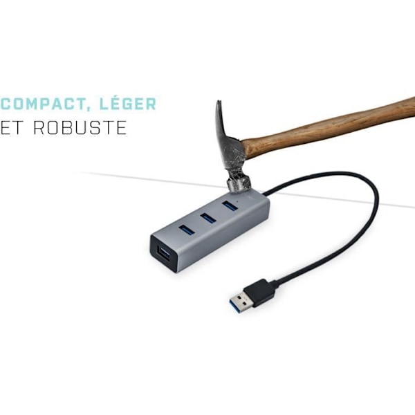 i-tec - USB 3.0 Metal 4-Port USB HUB