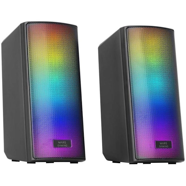 Bluetooth-högtalare - Mars Gaming - MSRGB2 - 15W - Bluetooth 5.3 - RGB Full Mesh Svart