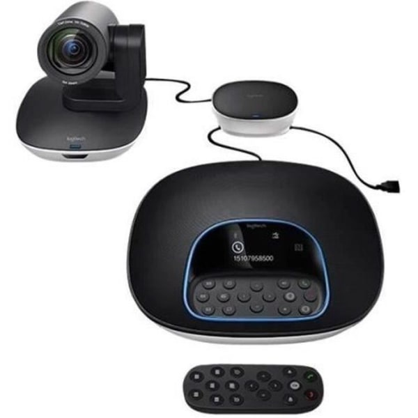 Videokonferenssats - Logitech - Upp till 14 deltagare - Mikrofonförlängning - HD-ljud
