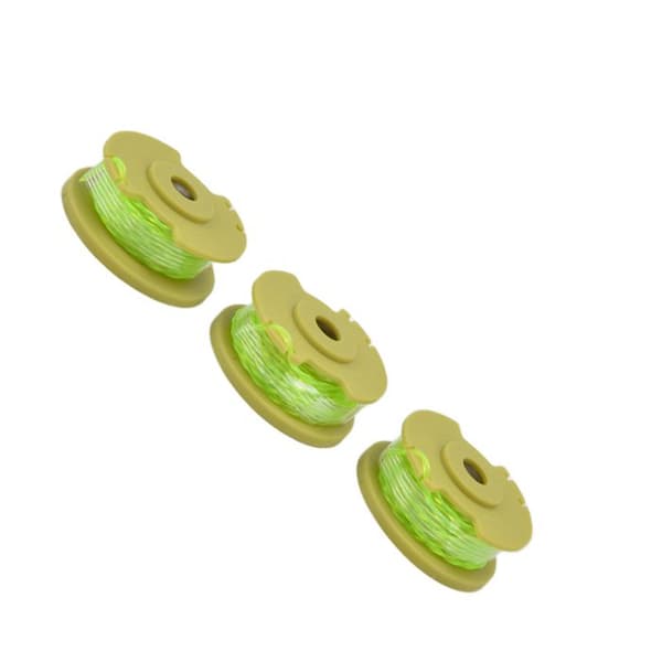 3 stk. Trimmerlinespole – QL-56 0,08\" – Klar til brug – til Ryobi 18V/24V/40V