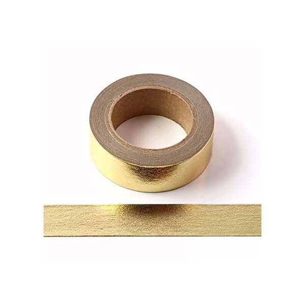 Solid aluminium dekorativ Washi tape, 15 mm x 10 meter