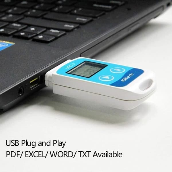 Lämpötilaloggeri - RC-5 - USB - Alue -30 - 70℃ - Tarkkuus ±0.5℃