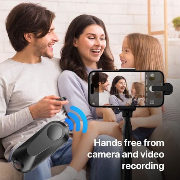 Bluetooth-sivunkääntölaite – Yhteensopiva Kindlen, Kobon, iPadin ja Androidin kanssa – Valokuva- ja videolaukaisin