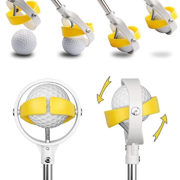 1 stk. golfboldopsamler 2M bærbar boldopsamlingsstang gratis