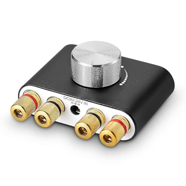 Bluetooth 5.0 stereo lydforsterkermottaker, 2-kanals klasse D mini hi-fi forsterker
