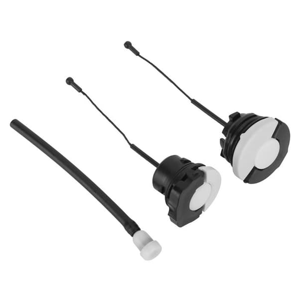 Drivstoff- og oljetanklokk – For Stihl MS210C MS250C MS310 MS192 MS360 – ABS – Komplett sett med lufteventilslange