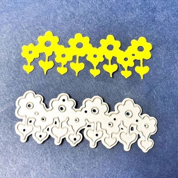 Ram, skärformar, präglingsstenciler, mallar, formar, hantverk, DIY-bokmärken