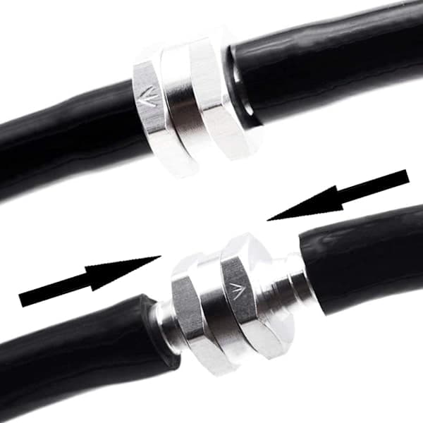 2 st 8 mm Backventil, Bränsle backventil i aluminium