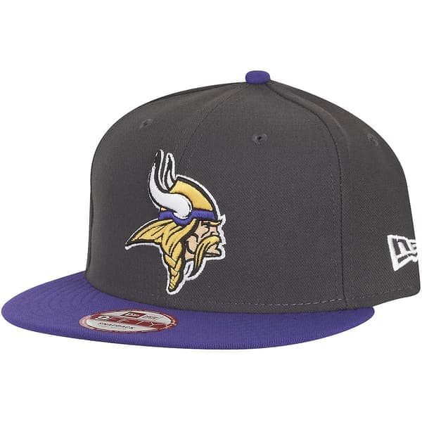 New Era 9Fifty Snapback Keps - NFL Minnesota Vikings Grafit