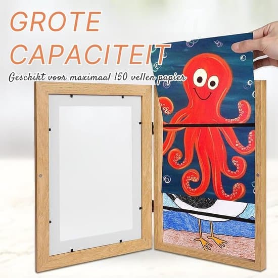 Utskiftbar A4 Tegneramme - Tre Kunstutstilling for Barnekunst - Morsdag