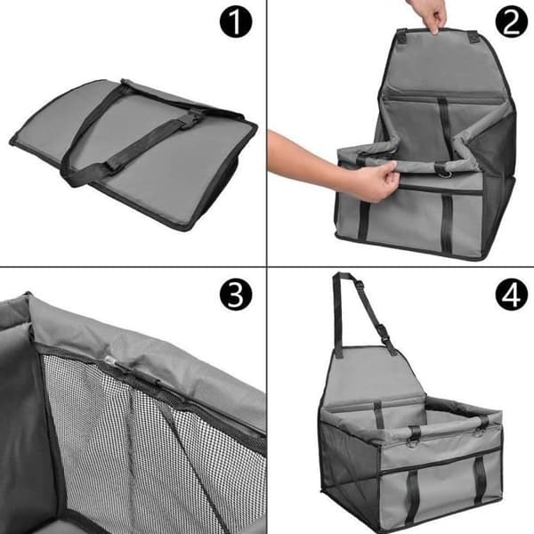 40cm * 30cm * 25cm Koiran turvaistuin, Koiran korokeistuin autoon, Pinkki
