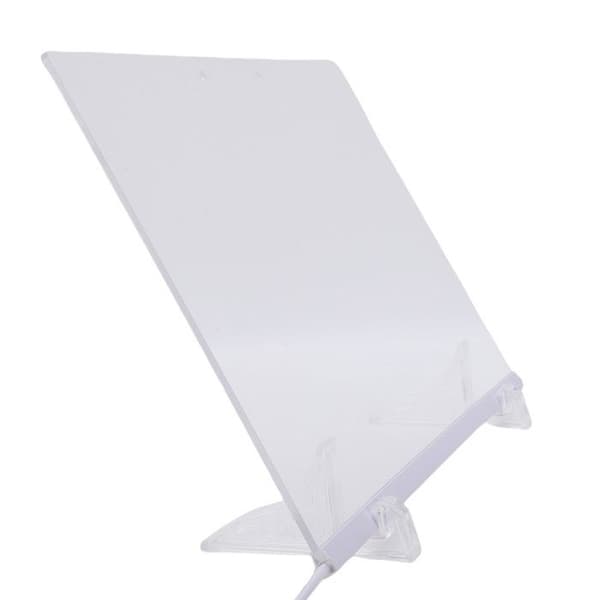 LED-ritbräda med ljus – 7 gradientfärger, transparent bräda 25×35 cm, raderbar