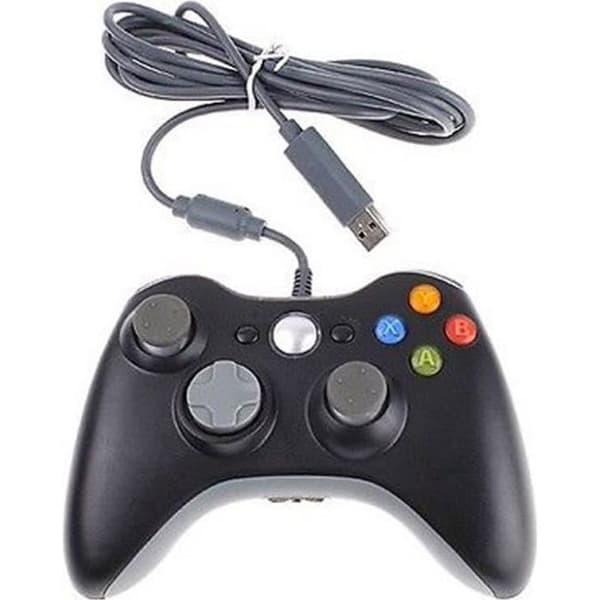 Gamepad - Microsoft - Xbox 360 - Kablet - Svart - PC-kompatibel
