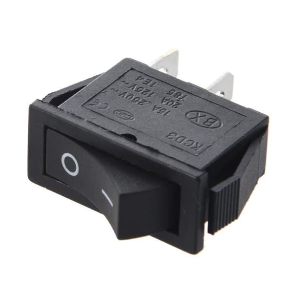 2 x 2-pinners SPST vippebryter 16A-250V 20A-125V