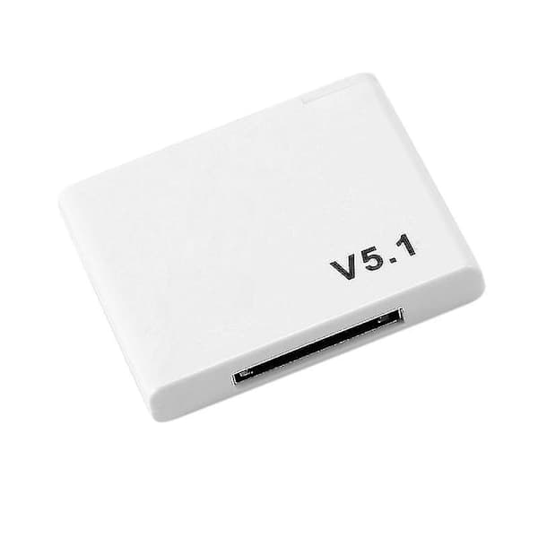30-pin Bluetooth 5.1 lydmottaker A2dp Mini trådløs adapter for 30-pin analog høyttaler
