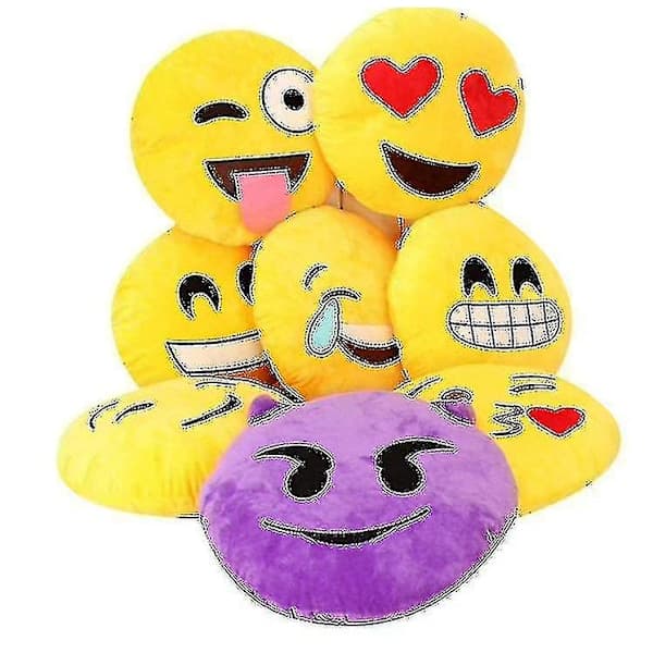 Emoji Rund Pude style1