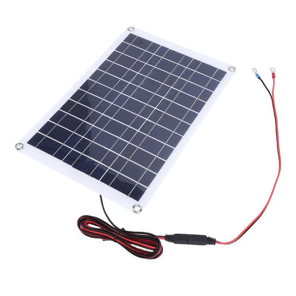 40W solcellepanel – monokrystallinsk sett + MPPT-kontroller – bobil og RV