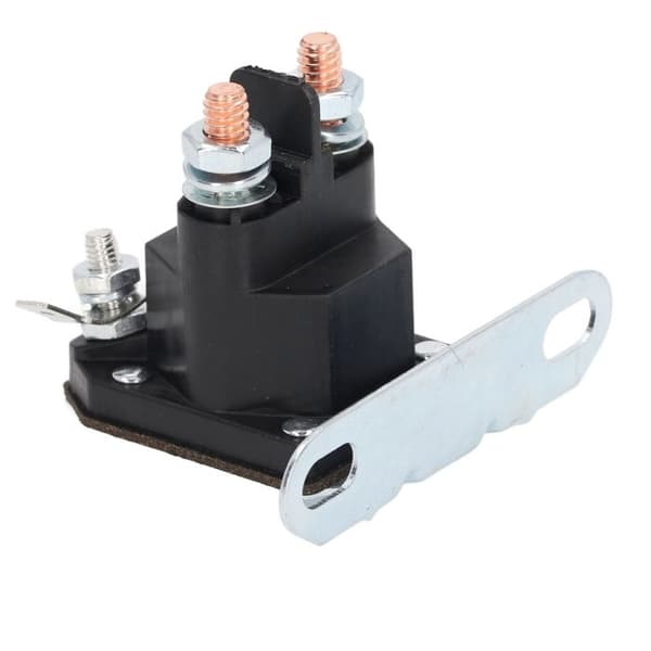 Startsolenoid – 030817 – 12V DC – til Hustler plæneklipper – sort