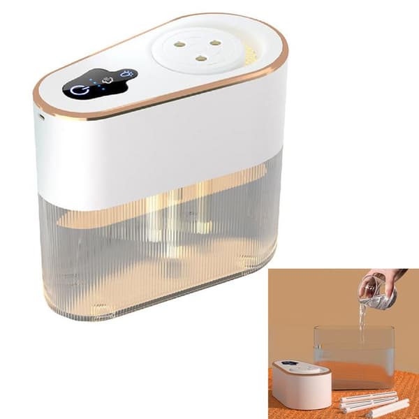 Triple jet USB luftfugter – 2,2 L stor kapacitet – støjsvag og aroma diffuser – hvid