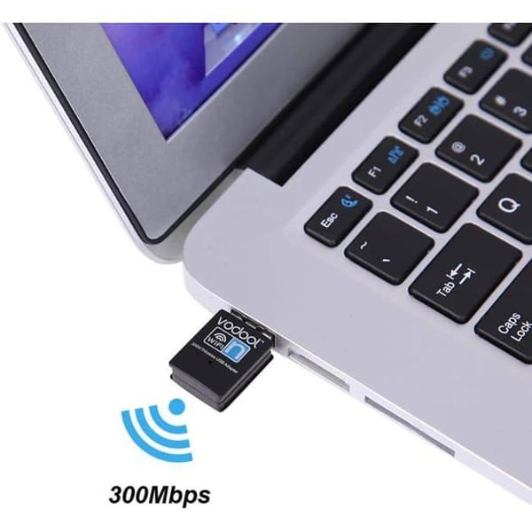 Mini USB WiFi-adapter, 600 Mbps trådlös (2.4 + 5.8 GHz)