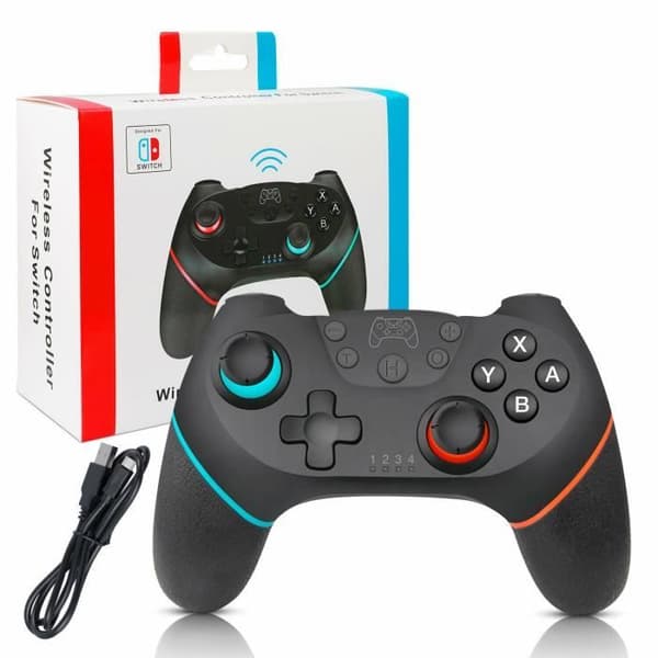 2 stk trådløs spillkontroller PR Gamepad Nintendo Switch Gamepad Joypad Fjernkontroll