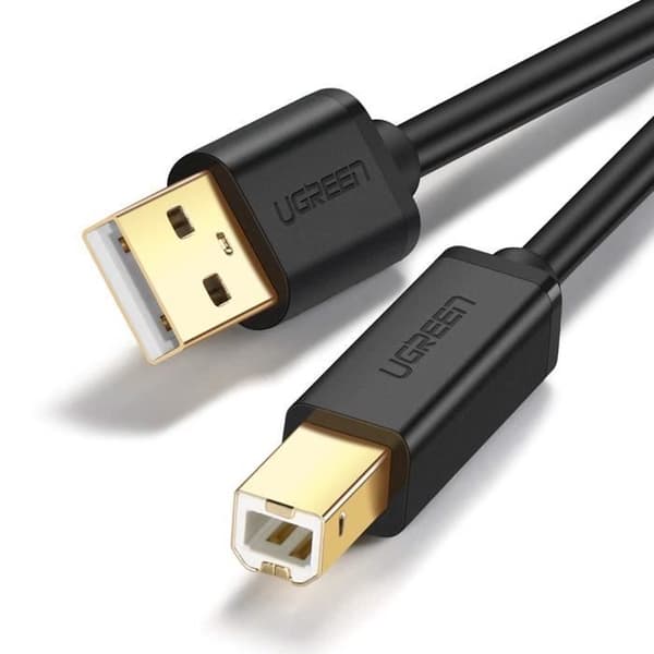 UGREEN 10350 - USB 2.0 A han til USB B han printerkabel til Canon MG5750 og HP ENVY 452