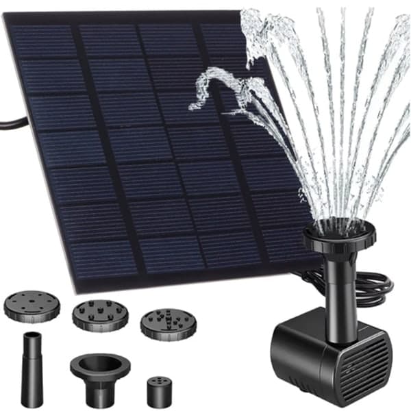 Fontän / Solcellsfontän - Vattenfontän med solcell