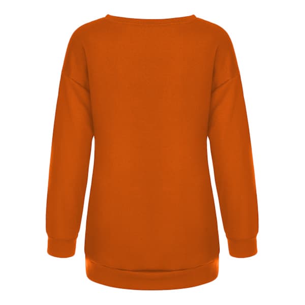 Julegenser Dame Jule Varm Genser Orange M