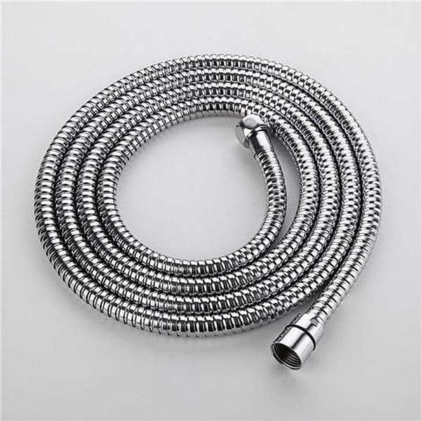 Dusjslange i rustfritt stål, kromfinish, 2m